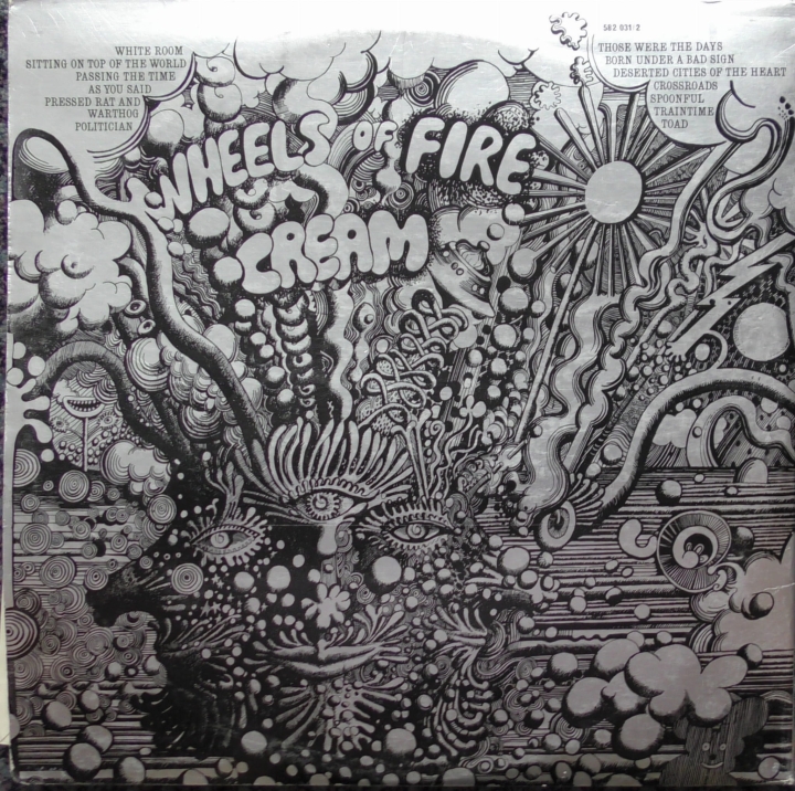 Cream ‎– Wheels Of Fire Polydor ‎– 582 031/2 MONO