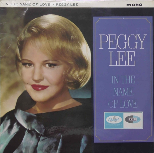 Peggy Lee ‎– In The Name Of Love Capitol Records ‎– ST 2096