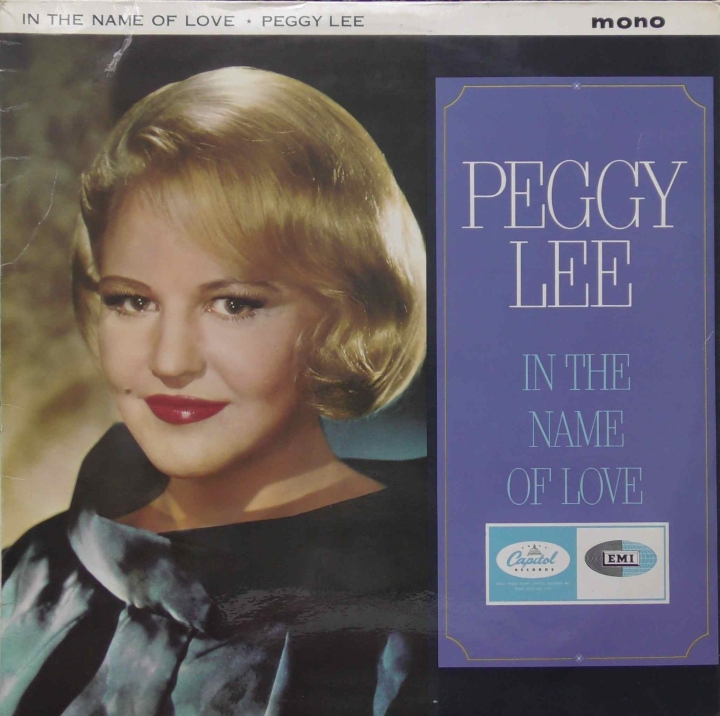 Peggy Lee ‎– In The Name Of Love Capitol Records ‎– ST 2096