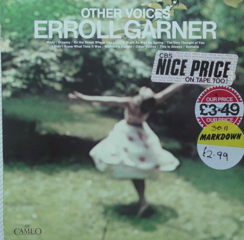 Erroll Garner ‎– Other Voices Columbia ‎– CS 9820