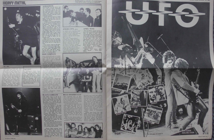 Heavy Metal Schencker's Back Published by Music Week August 18 1980