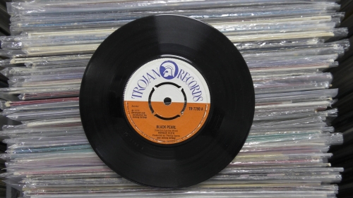 Horace Faith ‎– Black Pearl Trojan Records ‎– TR-7790 Vinyl, 7", 45 RPM, Single, Push-Out Centre