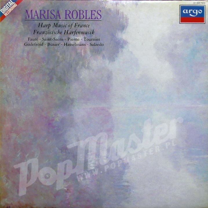 Marisa Robles Harp Music Of France Französische Harfenmusik 411 822-1 Muzyka Klasyczna Winyle