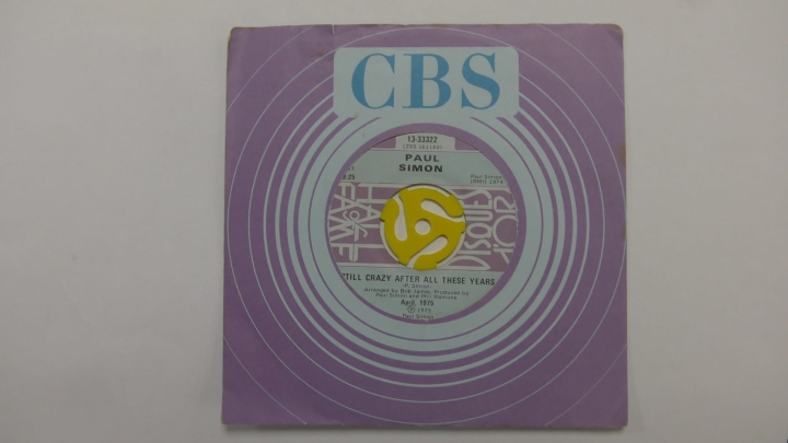 Paul Simon ‎– 50 Ways To Leave Your Lover / Still Crazy After All These Years Columbia ‎– 13-33322