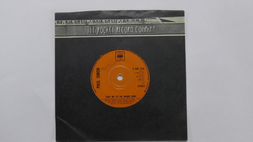 Paul Simon ‎– Take Me To The Mardi Gras CBS ‎– S CBS 1578