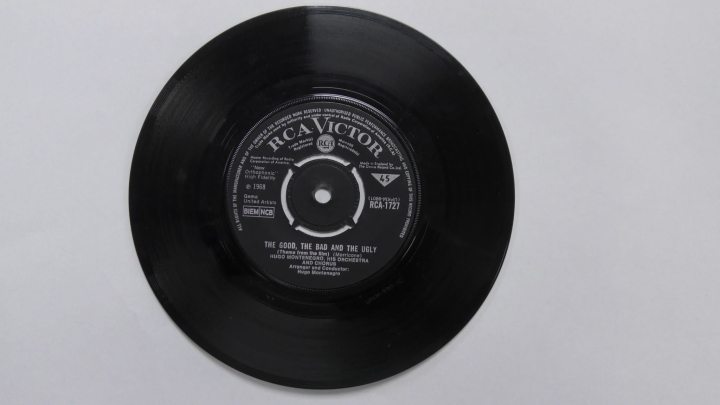 Hugo Montenegro, His Orchestra And Chorus ‎– The Good, The Bad And The Ugly  RCA Victor ‎– RCA 1727
