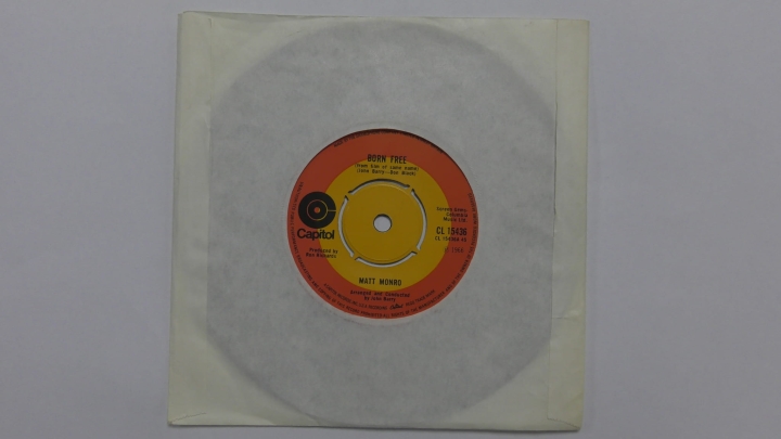 Matt Monro ‎– Born Free Capitol Records ‎– CL 15436