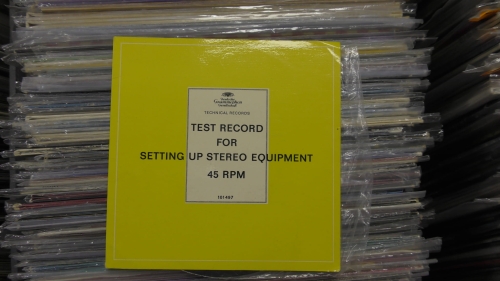 Various ‎– Test Record For Setting Up Stereo Equipment Deutsche Grammophon ‎– 101 497