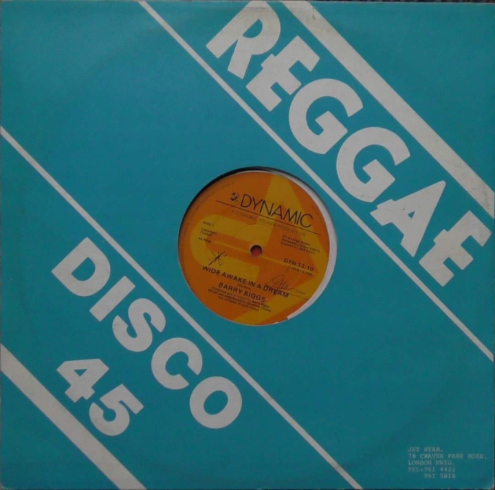 Barry Biggs ‎– Wide Awake In A Dream Dynamic Sounds ‎– DYN 12-10