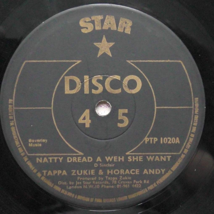 Tappa Zukie & Horace Andy ‎– Natty Dread A Weh She Want Star ‎– PTP 1020