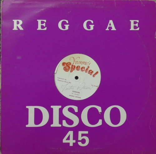 Dennis Brown ‎– Your Love Is A Blessing Yvonne's Special ‎– YS 014