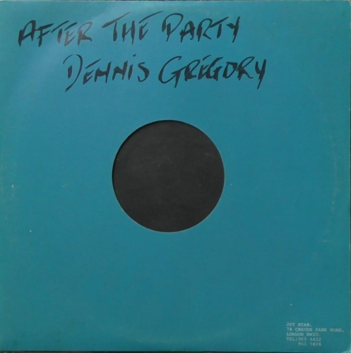 Dennis Gregory ‎– Tonite I'm Staying Here With You / After Party Sound City ‎– SCD-014