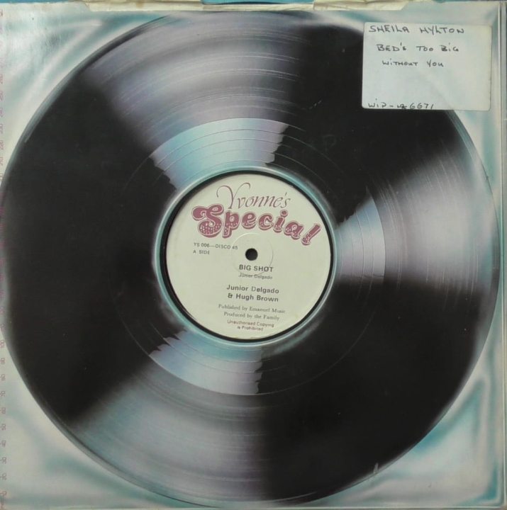 Junior Delgado And Hugh Brown ‎– Big Shot Yvonne's Special ‎– YS006