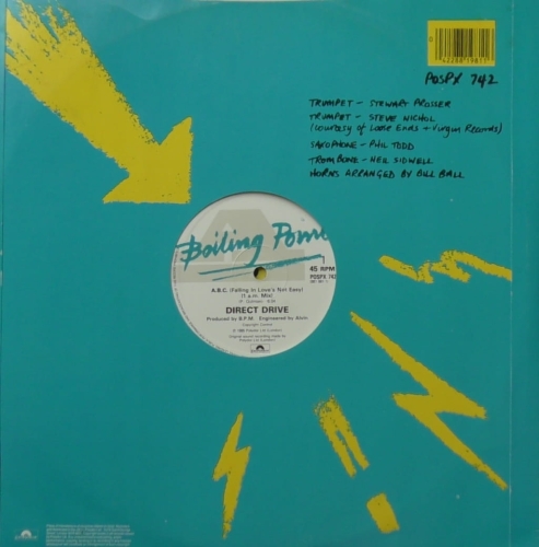 Direct Drive ‎– A.B.C. (Falling In Love's Not Easy) Boiling Point ‎– POSPX 742