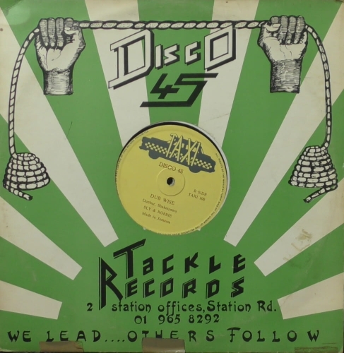 Dennis Brown / Sly & Robbie ‎– Sitting And Watching Taxi ‎– TAXI 100