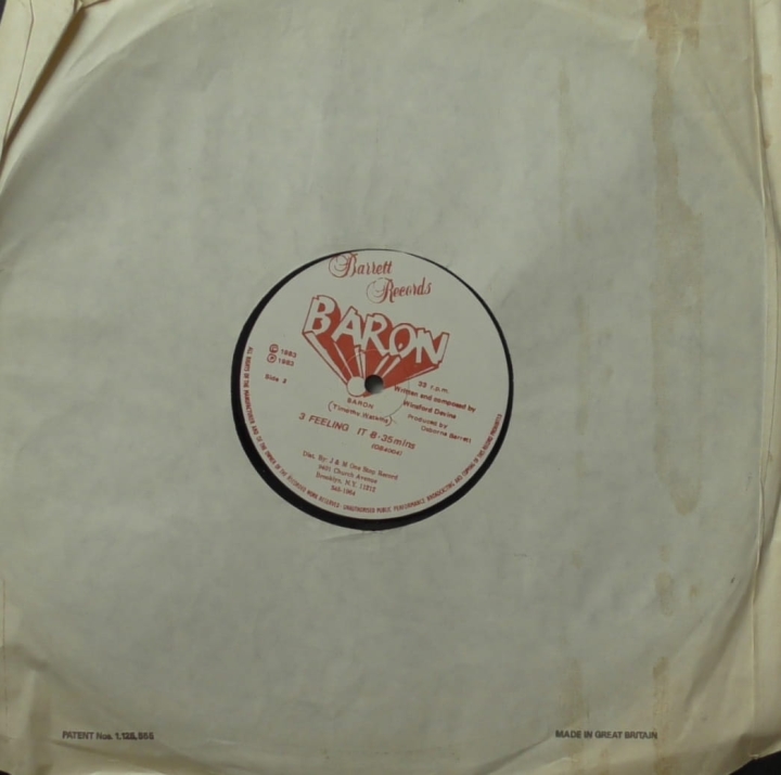 Baron ‎– The Jammer / Priscilla / Feeling It Barrett Records ‎– OB 4002/3/4