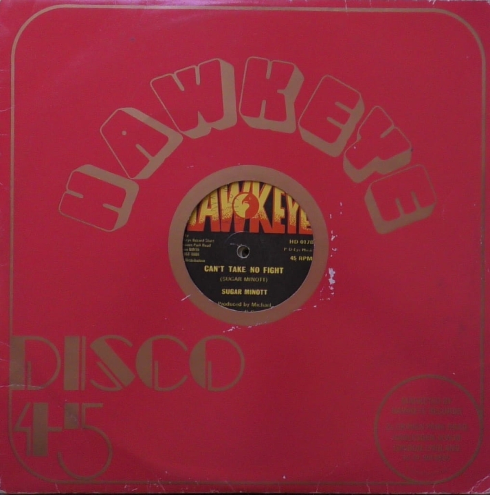 Sugar Minott ‎– All Things Bright / Can't Take No Fight Hawkeye ‎– HD 017