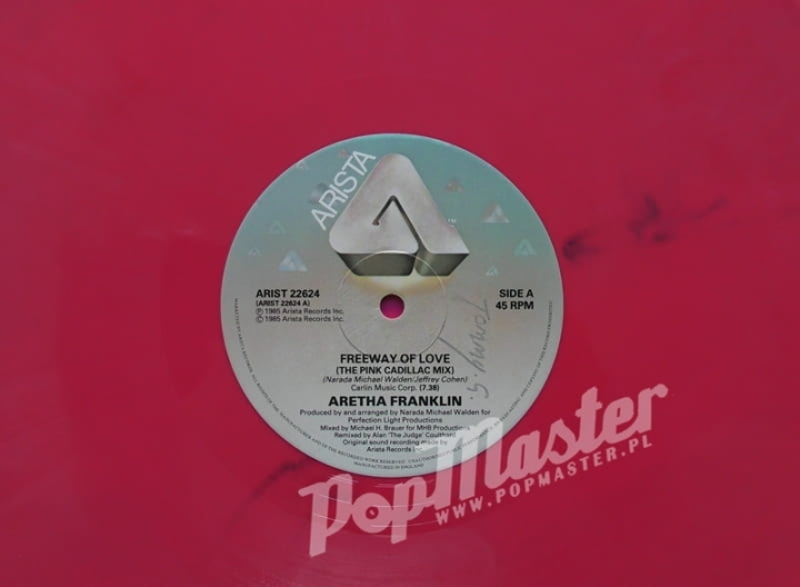 Aretha Franklin The Pink Cadillac Mix Pink Vinyl Arista ‎– ARIST 22624