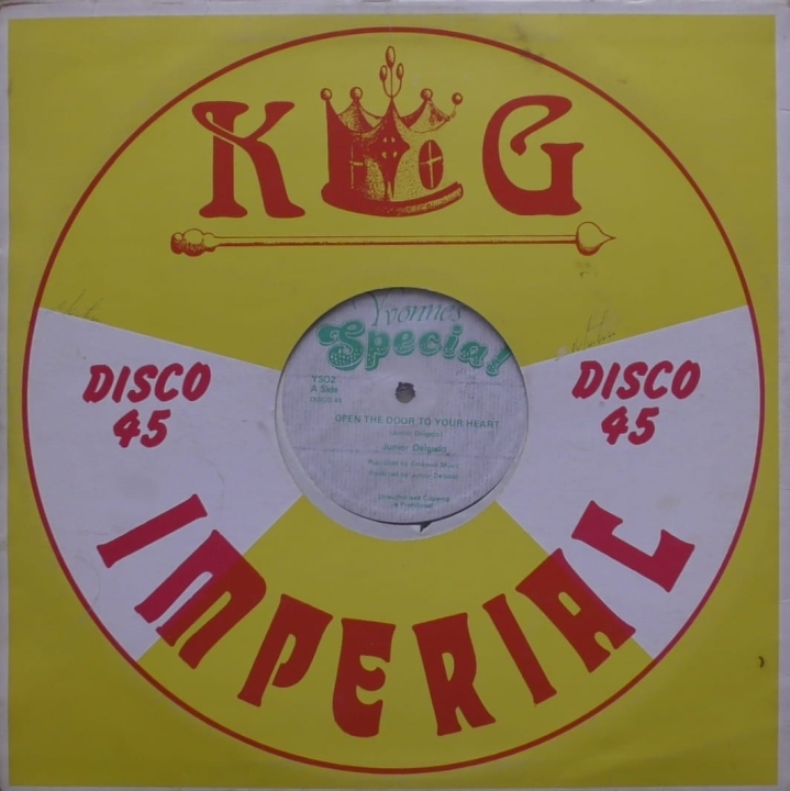 Junior Delgado ‎– Open The Door To Your Heart Yvonne's Special ‎– YS 02