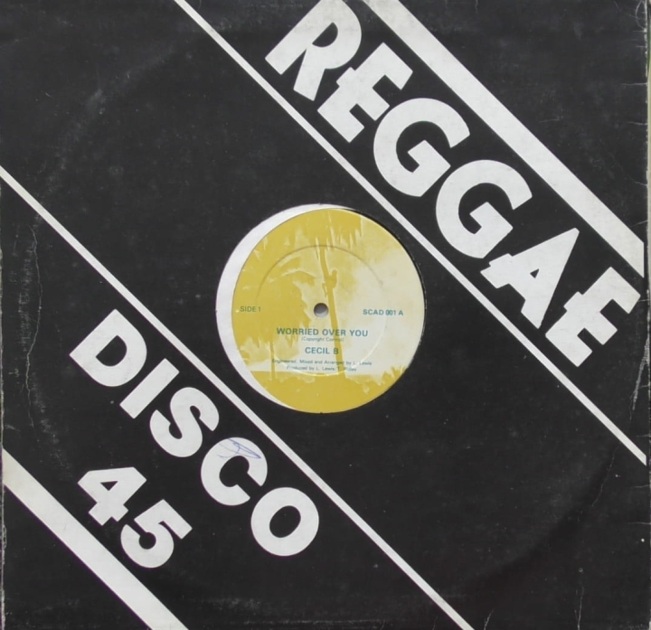 Cecil B ‎– Worried Over You / Over Calypso Medley ‎– SCAD 001