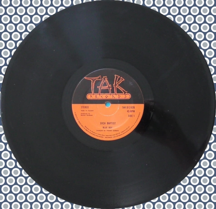 Blue Boy ‎– Soca Baptist Tak Records – TAK D12-026