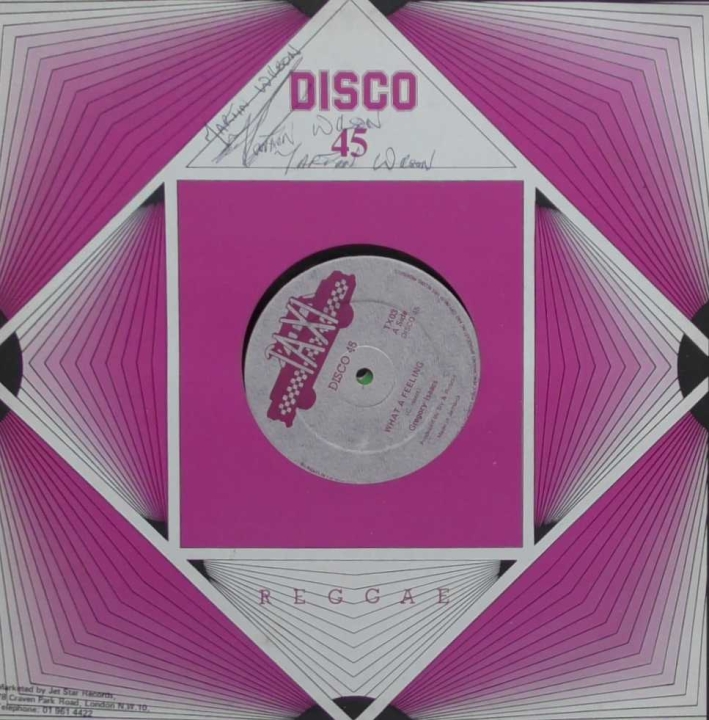 Gregory Isaacs ‎– What A Feeling Taxi ‎– TX03