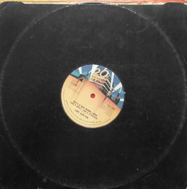 Carl Carlton ‎– She's A Bad Mama Jama (She's Built, She's Stacked) 20th Century Fox Records ‎– TCD 2488