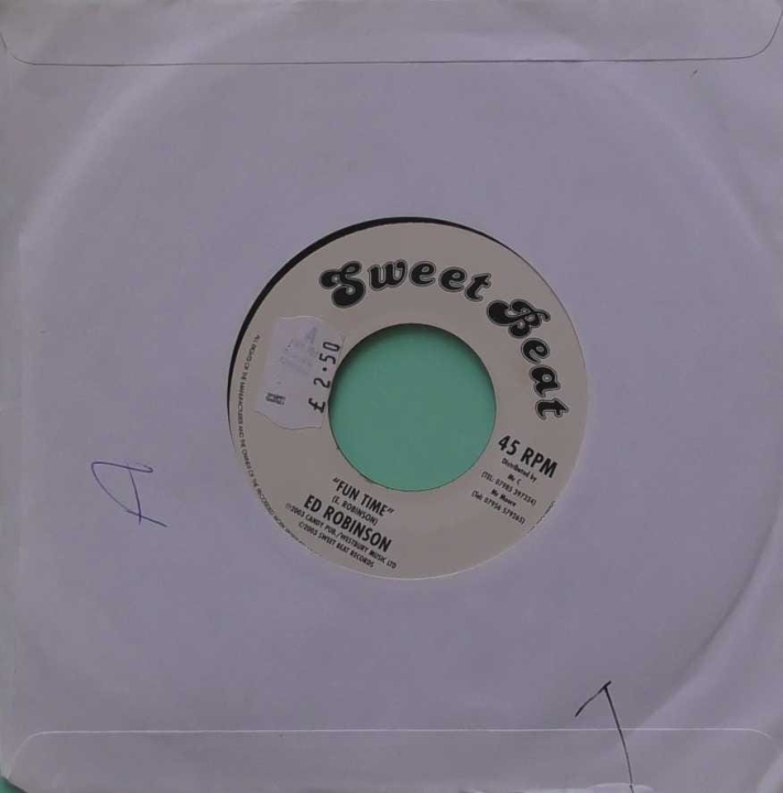 Ed Robinson ‎– Fun Time  Sweet Beat ‎– SWB 705