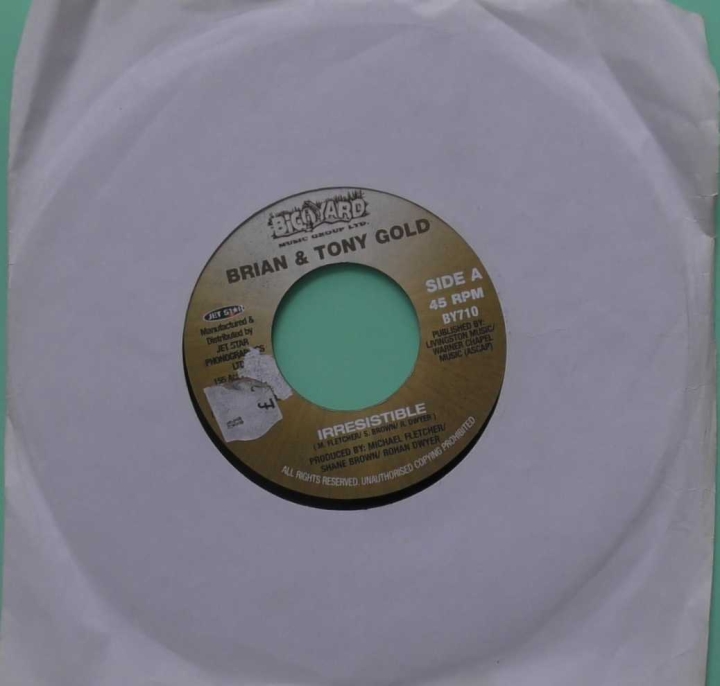 Brian & Tony Gold ‎– Irresistible Big Yard Music Group Ltd. ‎– BY 710