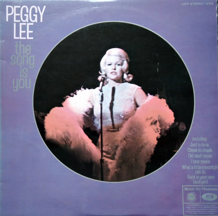 Peggy Lee ‎– The Song Is You Music For Pleasure ‎– MFP 1358