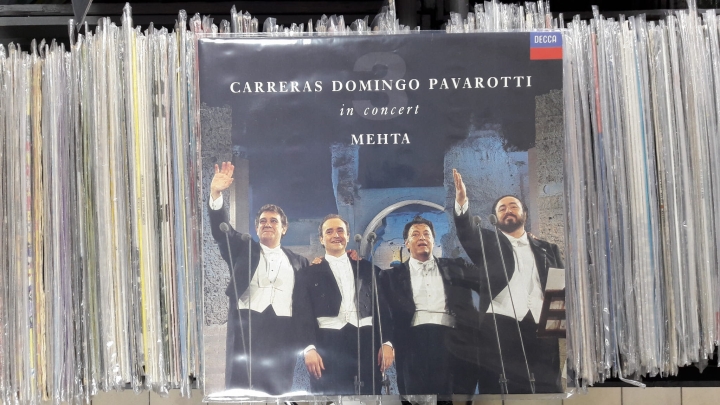 Carreras, Domingo, Pavarotti, Mehta ‎– In Concert Decca ‎– 430 433-1 Vinyl, LP, Album +Booklet