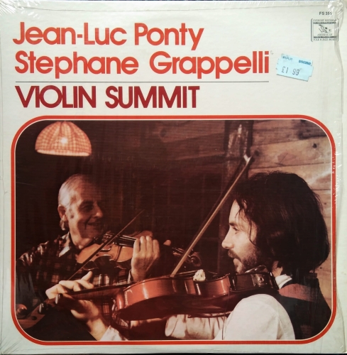 Jean-Luc Ponty, Stephane Grapelli ‎– Violin Summit Everest Records Archive Of Folk & Jazz Music ‎– FS-355