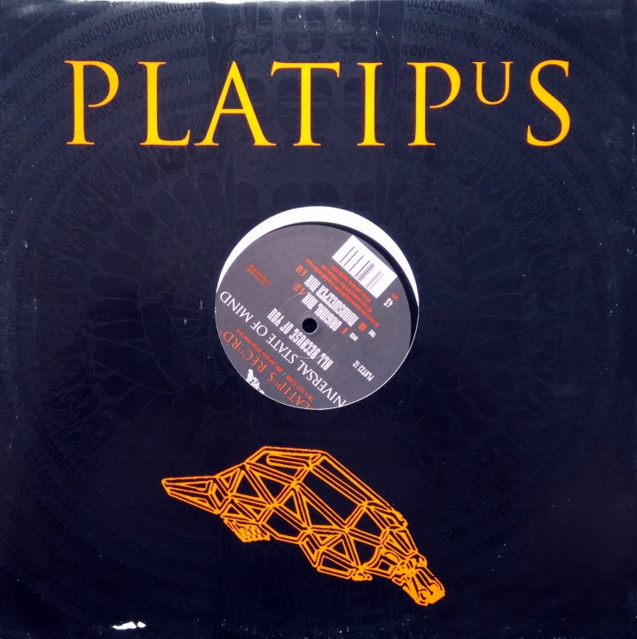 Universal State Of Mind ‎– All Because Of You Platipus ‎– PLAT23 12