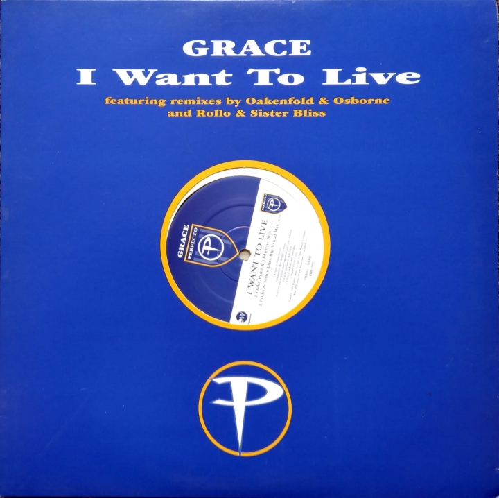 Grace ‎– I Want To Live  Perfecto ‎– PERF109T