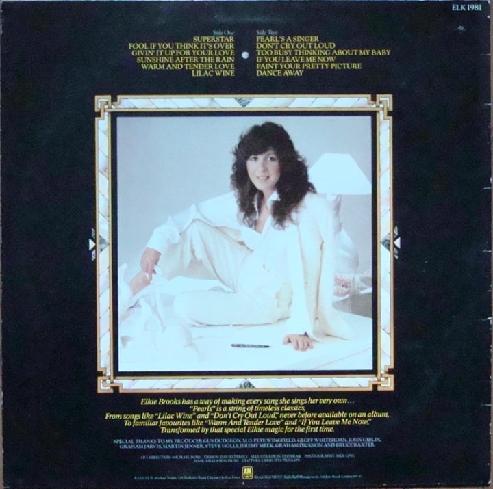 Elkie Brooks ‎– Pearls ELK 1981 Rock,Jazz,Pop