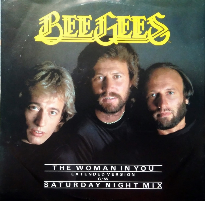 Bee Gees ‎– The Woman In You (Extended Version) / Saturday Night Mix RSO ‎– RSOX 94