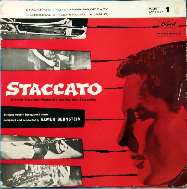 Elmer Bernstein ‎– Staccato Capitol Records ‎– EAP1-1287