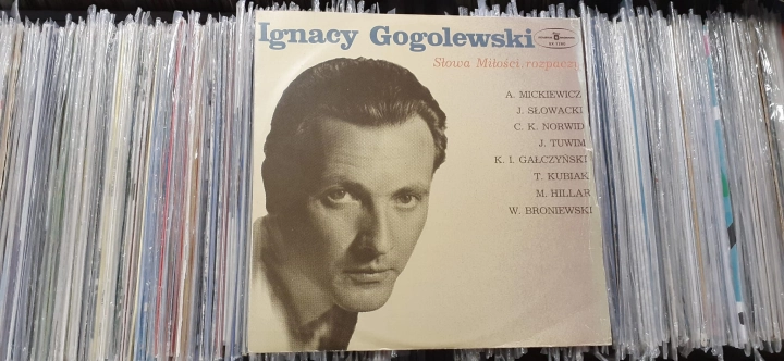 Ignacy Gogolewski Słowa Miłości, Rozpaczy Polskie Nagrania Muza ‎– SX 1260