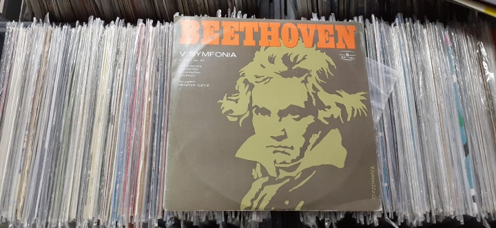 Beethoven - Państwowa Orkiestra Filharmonii Łódzkiej Conducted By Henryk Czyż ‎– V Symfonia C-Moll Op. 67 Polskie Nagrania Muza ‎– SX 1164 Vinyl,LP