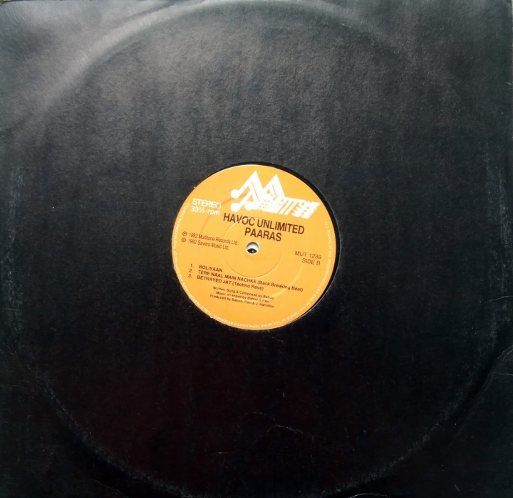 Paaras ‎– Havoc Unlimited Multitone ‎– MUT 1239