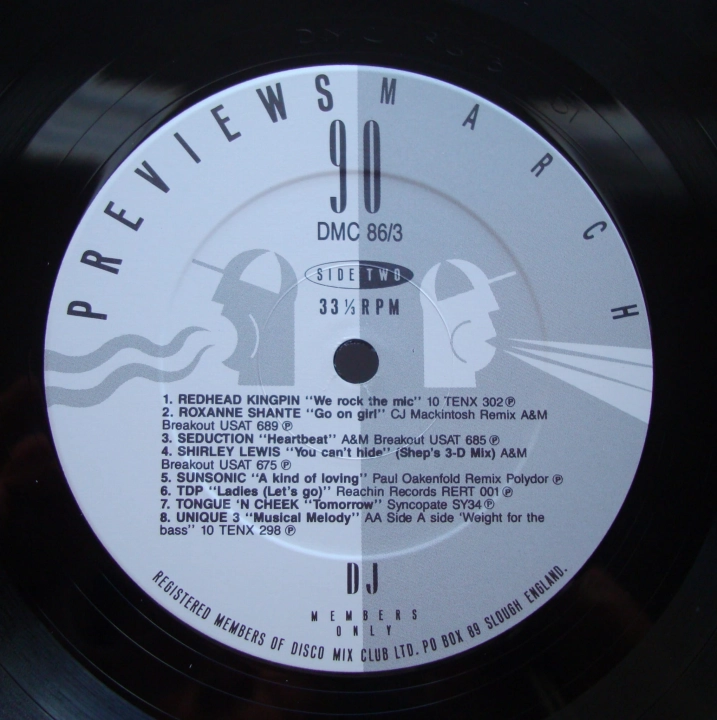 Various Artist - March 90 - Previews DMC 86/3 A1 / B1 Electronic,House