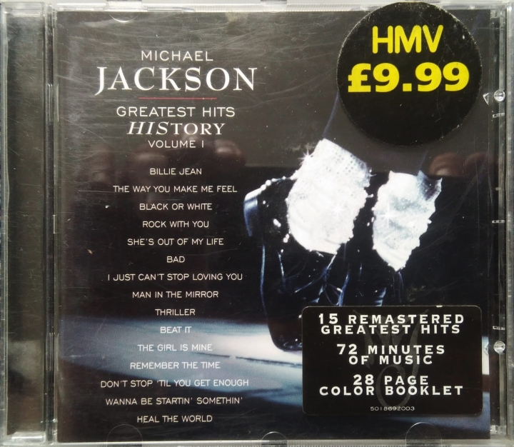 Michael Jackson ‎– Greatest Hits - HIStory Volume I Epic ‎– 501869 2