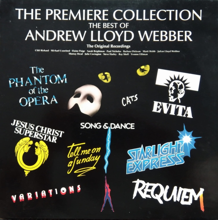 Andrew Lloyd Webber ‎– The Premiere Collection - The Best Of Andrew Lloyd Webber  Really Useful Records ‎– ALWTV 1