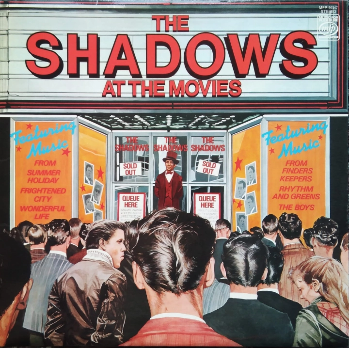 The Shadows ‎– The Shadows At The Movies Music For Pleasure ‎– MFP 50347