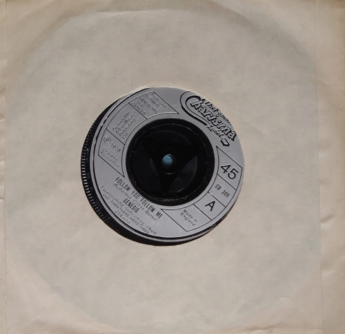 Genesis ‎– Follow You Follow Me Charisma ‎– CB 309