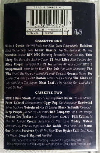 Various ‎– The Best...Rock Anthems...Ever! Virgin ‎– VTDMC 35 (id: 27314)