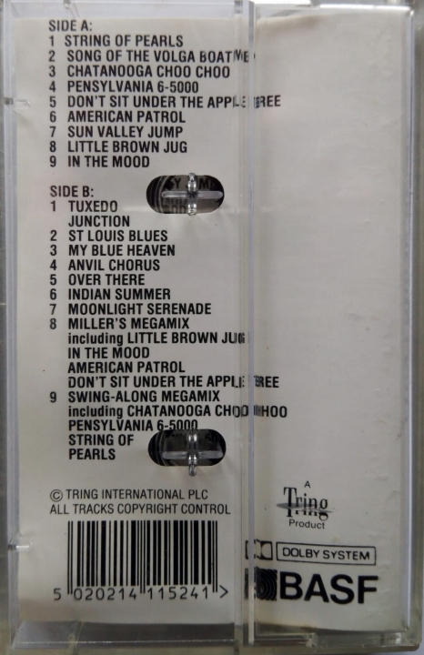 Glenn Miller ‎– Swing-Along Party (The Original Glenn Miller Masters Remixed For The 90')  Tring ‎– MC GRF 152