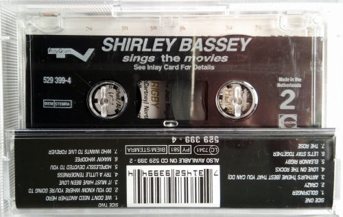 Shirley Bassey ‎– Sings The Movies  Polygram TV ‎– 529 399-4 Chrome Cassette