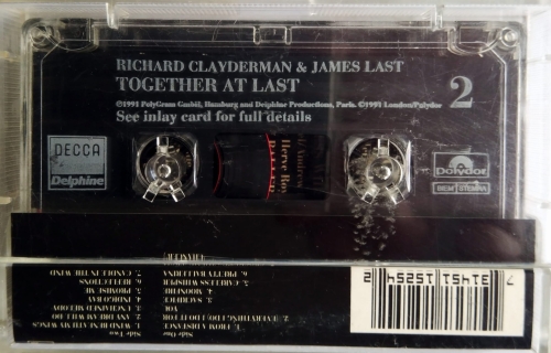 Kasety magnetofonowe Richard Clayderman & James Last ‎– Together At Last  Decca Delphine ‎– 511525-4
