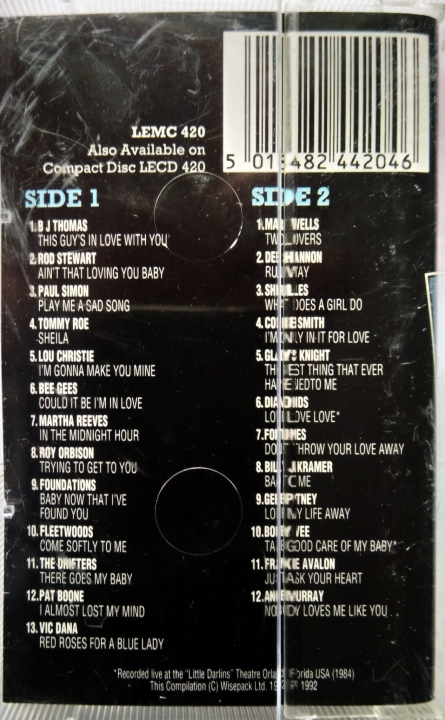 Kasety magnetofonowe Various ‎– Messages Of Love Wisepack ‎– LEMC 420